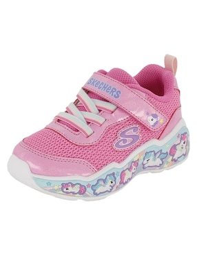 Tenis Skechers para bebé niña Play Scene
