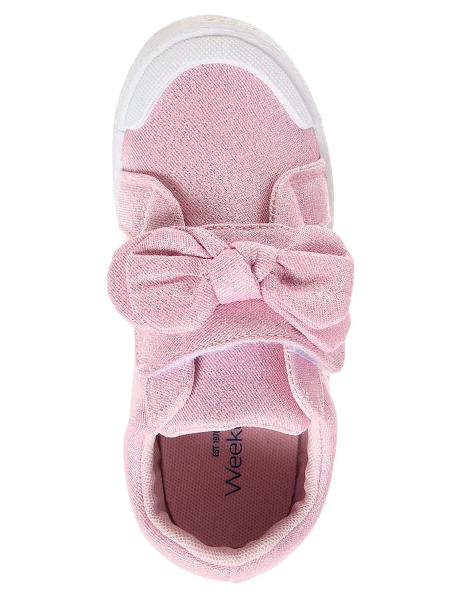 TENIS NIÑA WEEKEND, 19, CUARZO ROSA WKZ
